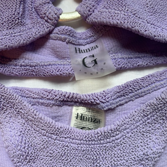 Hunza G Lilac Knit Bikini - Picture 2 of 3
